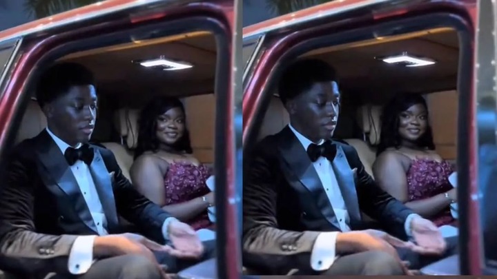 Otumfuo Osei Tutu II’s son steals the spotlight at the 2025 DPS Prom in grand Rolls-Royce arrival