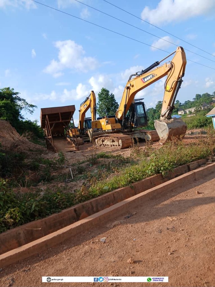 Police arrest 3 in Diaso Anti-Galamsey operations; excavator and weapon retrieved