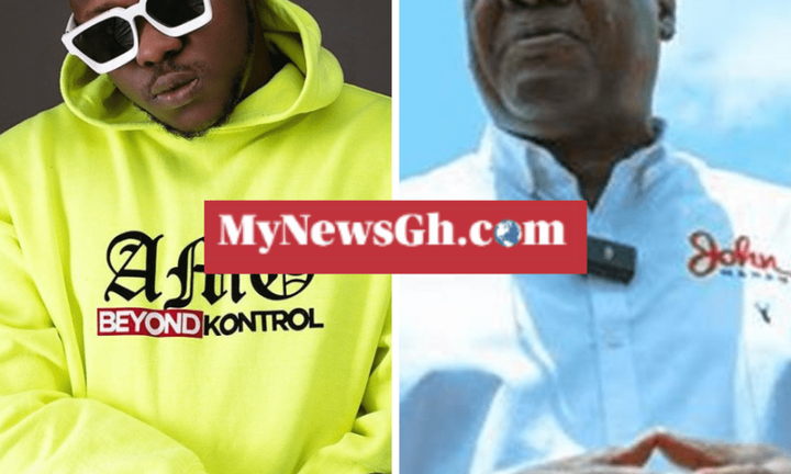 ‘Make una pray make Mahama no leave power oo’ – Medikal backs president Mahama’s leadership