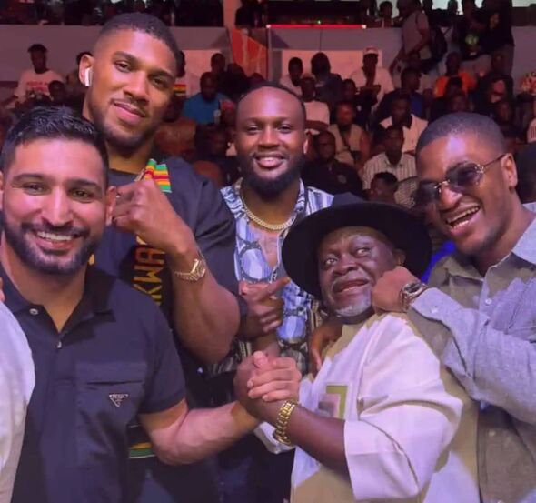 Anthony Joshua spotted with Amir Khan years after being accused of sleeping with his wife