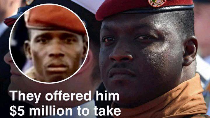 “They offered me $5 million to shoot Ibrahim Traoré when he bends to pray” says Ibrahim body guard