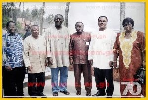 See rare photo of Kufuor, Atta Mills and Akufo-Addo in the same frame