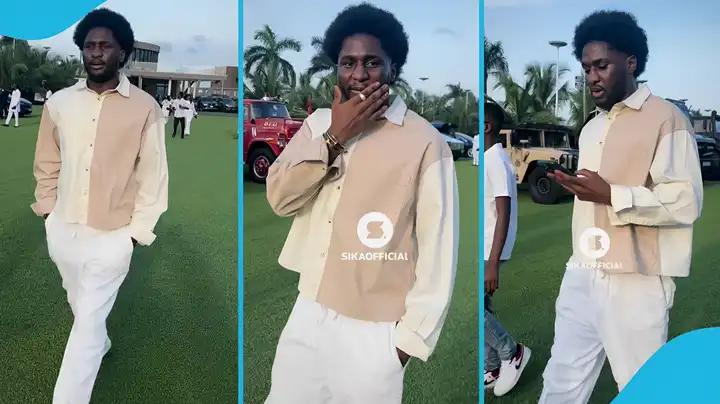 Despite’s Son Saahene Osei Switches To A Mature Look As He Grows Thick Afro Hairstyle With Beard
