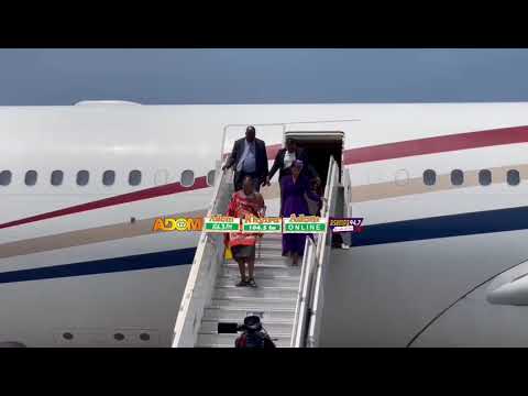 King Mswati III of Eswatini arrives in Ghana [Video]