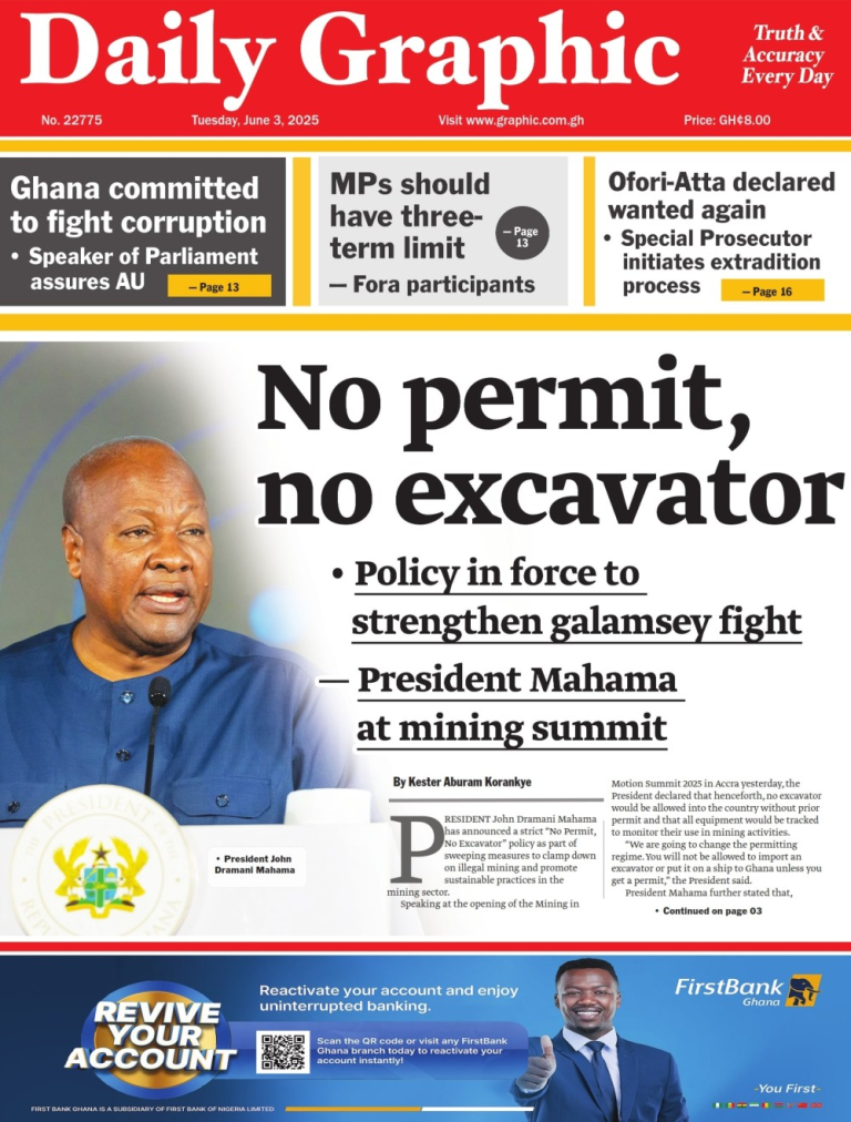 Today’s Front pages: Tuesday, June 3, 2025