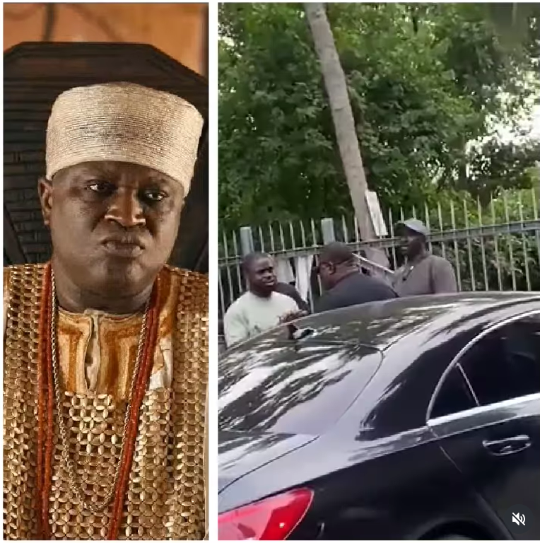  Actor Femi Branch allegedly slaps crew member, barred from leaving location (Video)