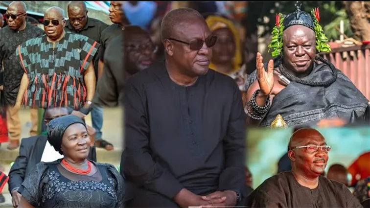 Otumfuo, Mahama, Nana Say Bye To Mamponghene