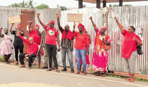 Ho-Hopedo residents protest against gas station siting