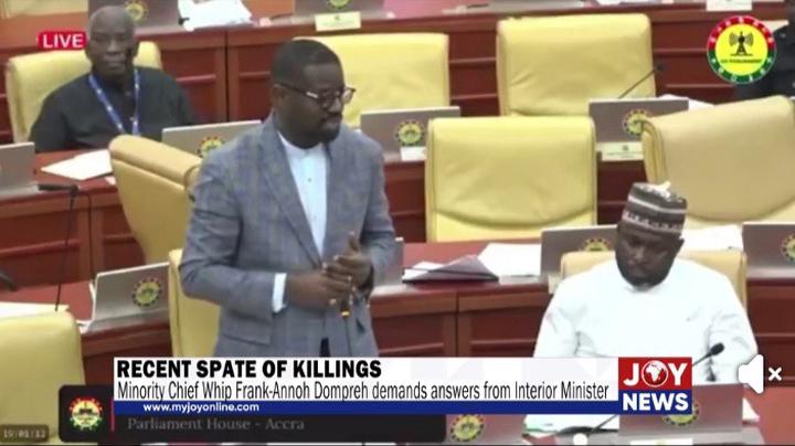 Minority Chief Whip Frank Annoh-Dompreh Demands Answers from Interior Minister