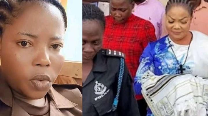 Viral TikTok Reveals Nana Agradaa Was Hiding Inside Nsawam Washroom To Avoid Media