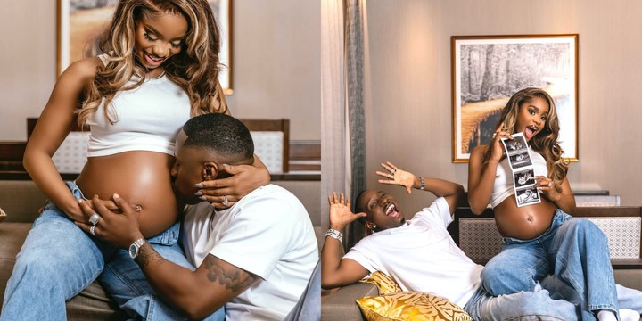 ‘Mum And Dad’ – Priscilla Ojo, Juma Jux Announce Pregnancy With Baby Bump Photos