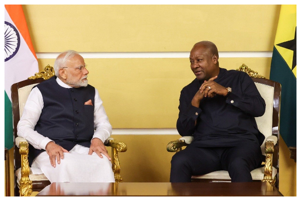 ‘Our friendship is sweeter than your famous sugar loaf pineapple’ – Indian PM Modi to Ghana
