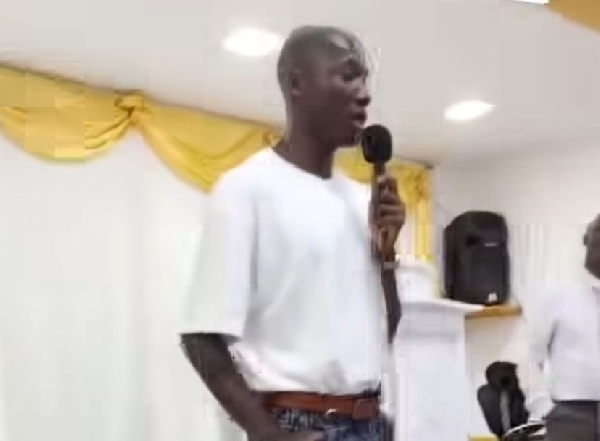 Watch as Chelsea star Moises Caicedo is spotted in church giving thanks