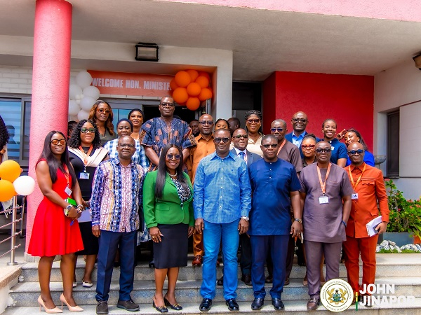 ‘Give your all’ – John Jinapor charges Ghana Gas staff during visit