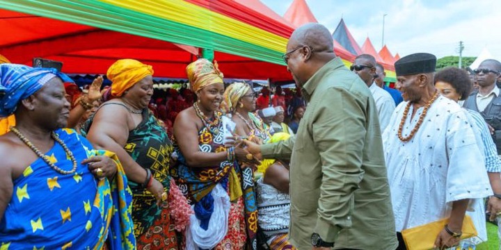 President Mahama Ends Regional Thank You Tour with Electrifying Rally in Oti Region