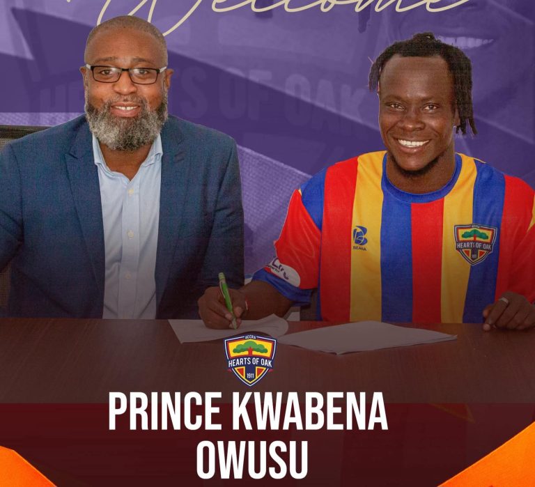 OFFICIAL: Kwabena Owusu complete move to Hearts of Oak
