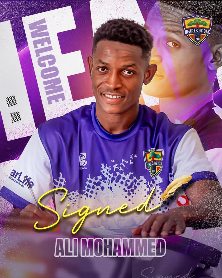 Hearts of Oak Complete Defender Ali Mohammed Signing