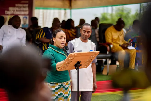 Ahanta West MP Takes Ahanta Language To The Classroom