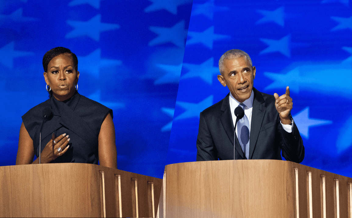 Michelle Obama playfully pokes fun at Barack Obama