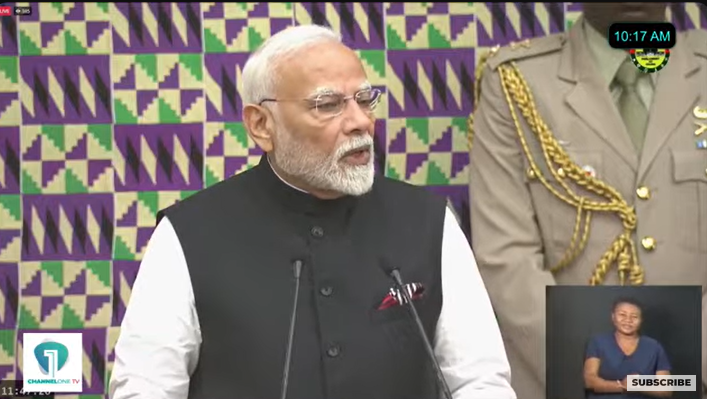 Ghana is a shining example of democracy and progress – Narendra Modi