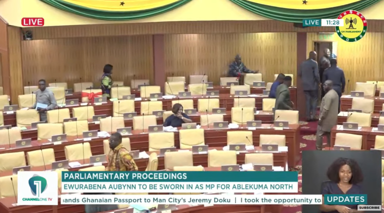 Minority stages walkout ahead of Ablekuma North MP swearing-in