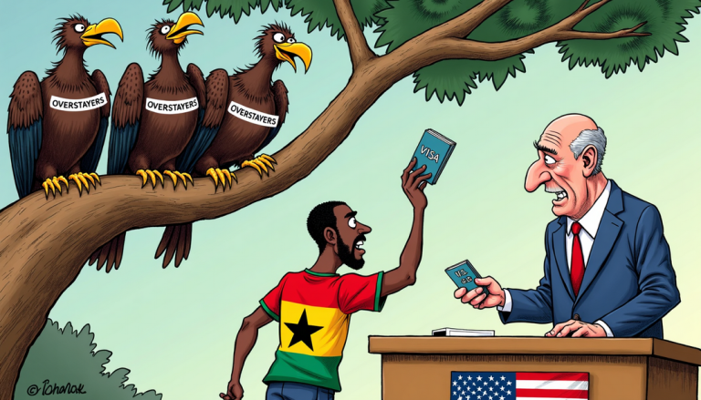 US Visa Restrictions fuel Ghanaian outrage, stoking economic concerns