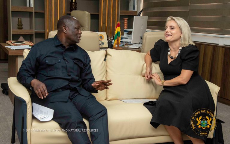 Lands Minister, Swiss envoy discuss responsible mining ties
