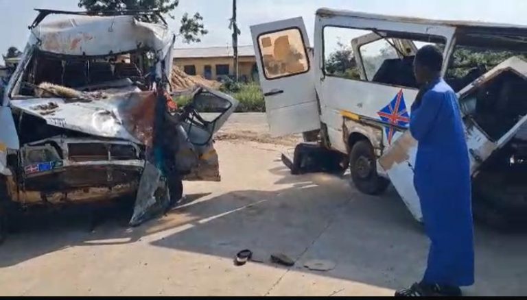 Four in critical condition, 15 injured in head-on collision at Senya
