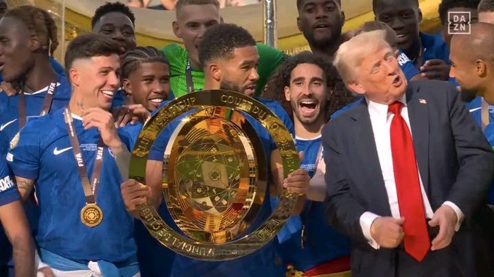 Reece James and Sanchez Tell Trump to Move, But He Says ‘No, I’m Celebrating with You