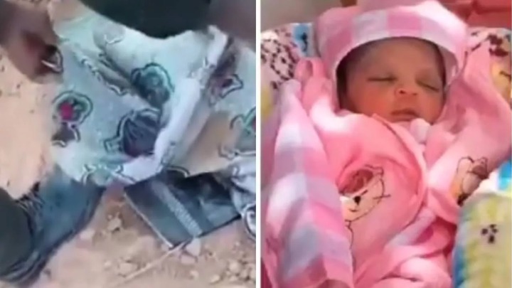 Farmer rescues baby girl buried alive on his farm
