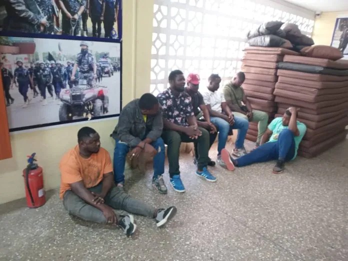 Fake National Security Operatives And Simon Richard Ansah Busted On The Woodfields Land At Bortey-man Omanjor
