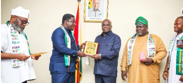 AU special envoy delegation confers prestigious award on Agric Minister