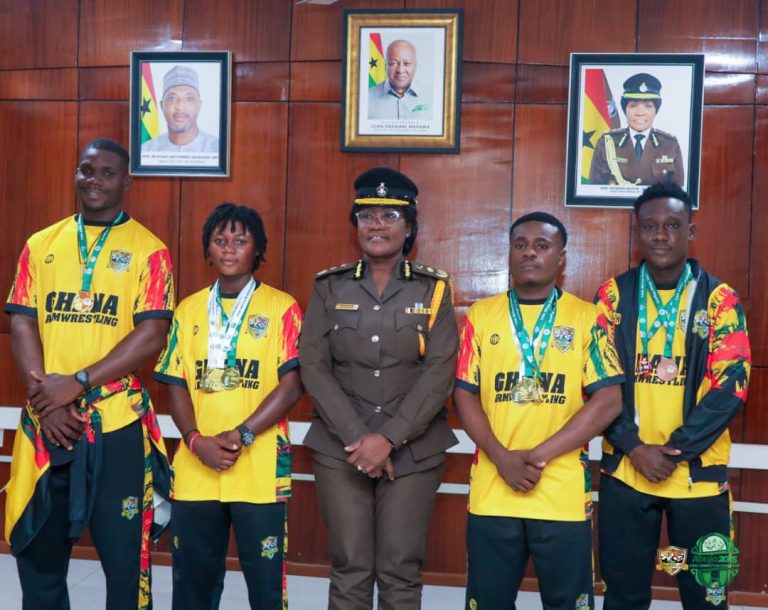 Armwrestling: Immigration and Prisons meet African Champions