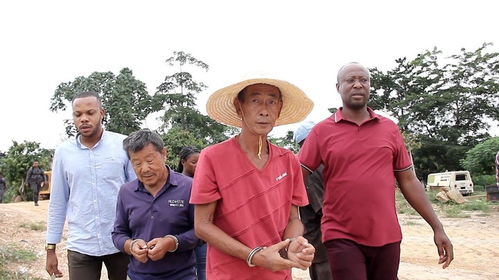 Oda Manhene, two Chinese arrested in Akyem Amenam over galamsey