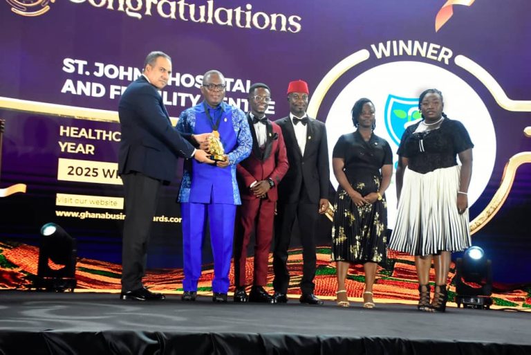 St. John’s Hospital and Fertility Centre named ‘Healthcare Provider of the Year’ at 2025 Ghana Business Awards St. John’s Hospital and Fertility Centre named ‘Healthcare Provider of the Year’ at 2025 Ghana Business Awards