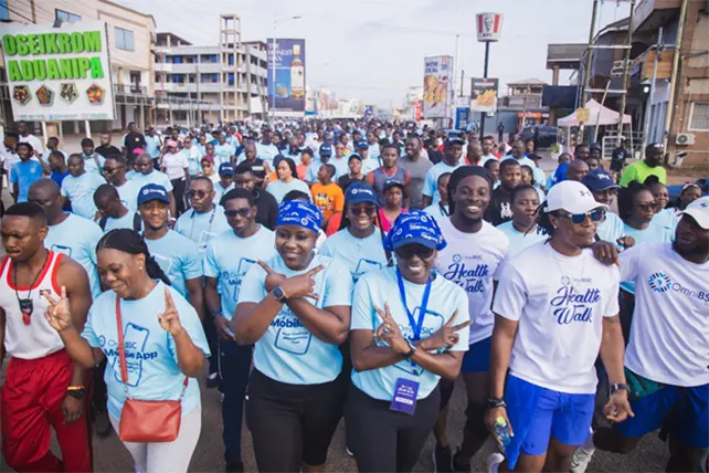 OmniBSIC Bank Completes Ninth Health Walk