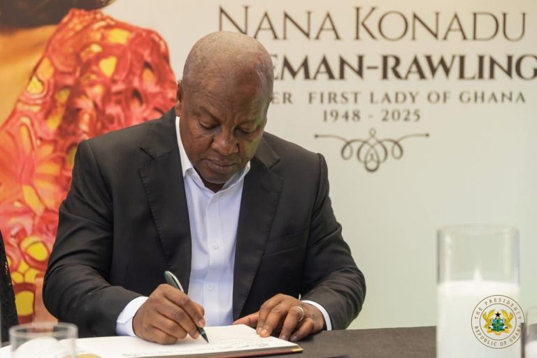 Ghana is proud of your legacy – Mahama eulogises Nana Konadu