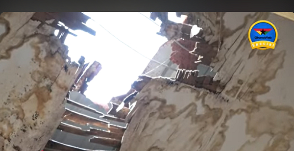 Watch disturbing visual of how Nana Konadu’s Makola Clinic has been left to rot