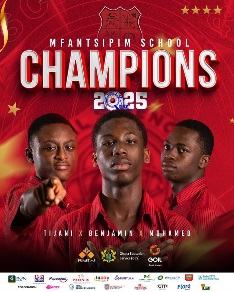 NSMQ2025: Mfantsipim retain position as Champions