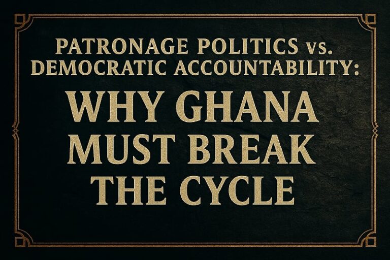 Why Ghana Must Break the Cycle
