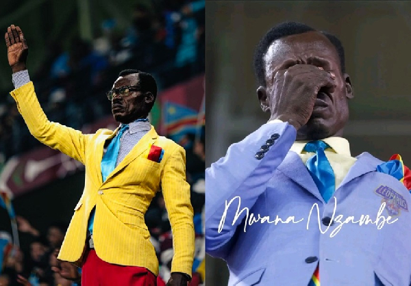 Meet the DR Congo fan known for standing like a statue throughout games