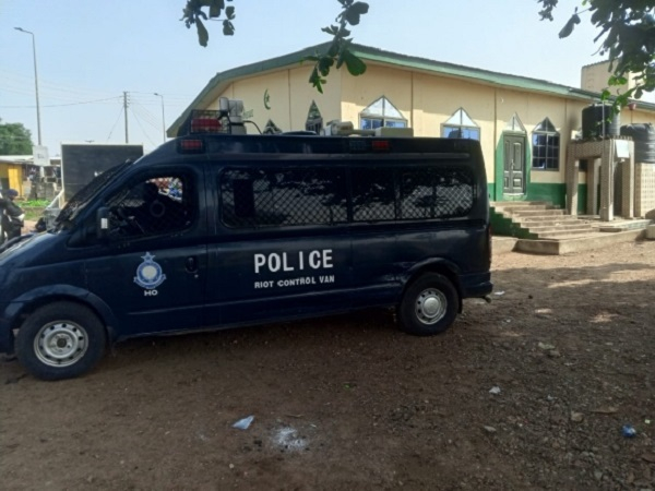 Army, police personnel take control of Ho Central Mosque