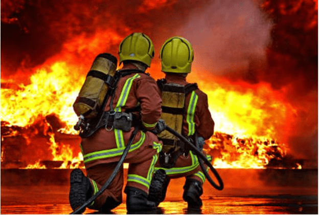 Firefighters Battle Blaze at Kwame Nkrumah Interchange