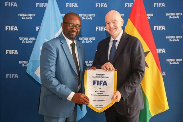 Infantino Applauds Ghana’s Football Growth At 10-Year Milestone