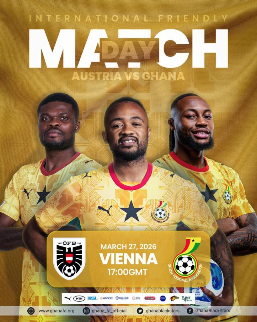 Austria vs Ghana: Possible starting line-up by Coach Otto Addo
