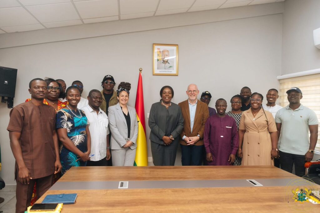 Ghana American Football Association begins new chapter with courtesy call on Sports Ministry