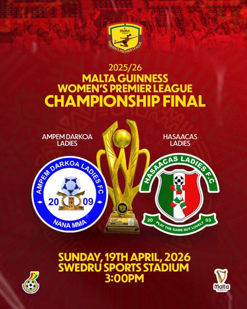 Women’s Premier League: Hasaacas Ladies and Ampem Darkoa Ladies battle for 2025/26 title supremacy