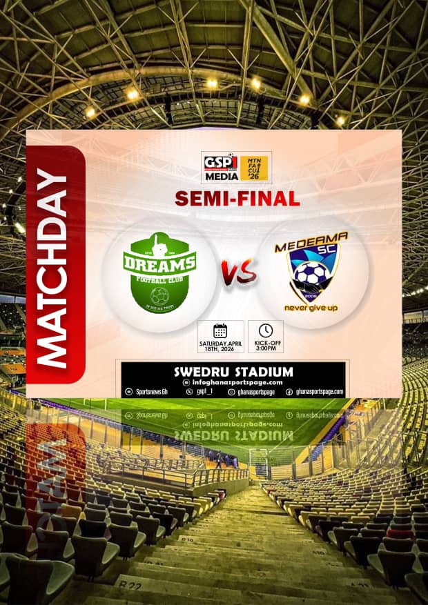 Watch Live: Medeama SC vs. Dreams FC-2nd FA Cup semifinal tie