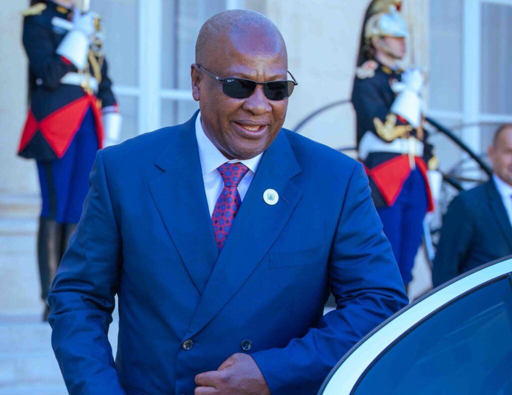 President Mahama returns home from France – Ghana Business News