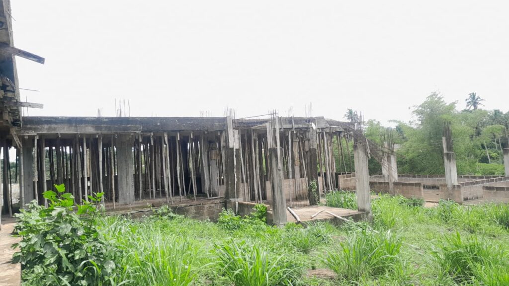 Work resumes on abandoned Ajumako Bisease Nursing, Education colleges projects